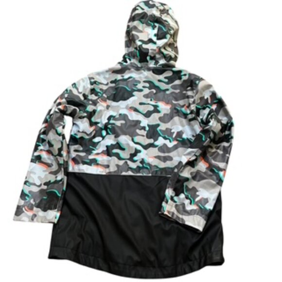 Cat & Jack Raincoat Jacket Boys Size Small (6-7) Full Zip Hooded Water Resistant - Picture 2 of 12